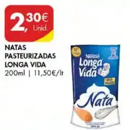 Pingo Doce Natas pasteurizadas longa vida promoção