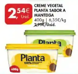 Pingo Doce Creme vegetal planta sabor a manteiga promoção