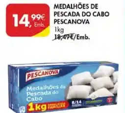 Pingo Doce Medalhões de pescada do cabo pescanova promoção