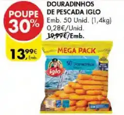 Pingo Doce Douradinhos de pescada iglo promoção