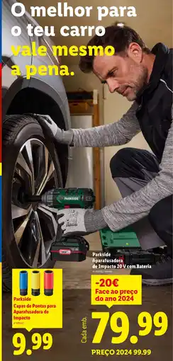 Lidl Parkside Aparafusadora de Impacto 20 V com Bateria promoção