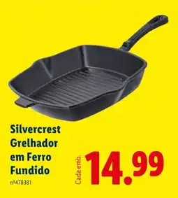 Lidl Silvercrest Grelhador em Ferro Fundido promoção