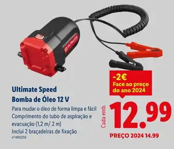 Lidl Ultimate Speed Bomba de Óleo 12 V promoção