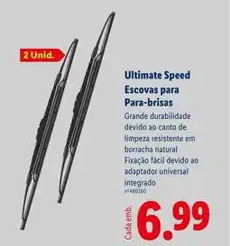Lidl Ultimate Speed Escovas para Para-brisas promoção