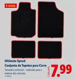 Lidl Ultimate Speed Conjunto de Tapetes para Carro promoção
