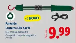 Lidl Parkside Lanterna LED 4,8 W promoção