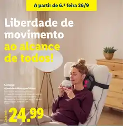 Lidl Sensiplast Almofada de Massagem Shiatsu promoção