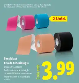 Lidl Sensiplast Fita de Cinesiologia promoção