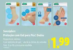 Lidl Sensiplast Proteção com Gel para Pés/ Dedos promoção