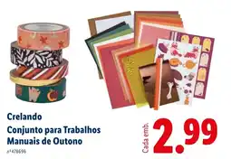 Lidl Crelando Conjunto para Trabalhos Manuais de Outono promoção