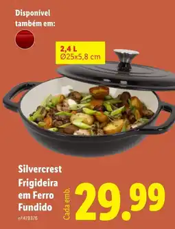 Lidl Silvercrest Frigideira em Ferro Fundido promoção