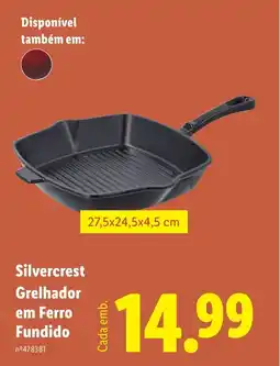 Lidl Silvercrest Grelhador em Ferro Fundido promoção