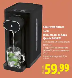 Lidl Silvercrest Kitchen Tools Dispensador de Água Quente 2600 W promoção