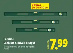 Lidl Parkside Conjunto de Níveis de Água promoção