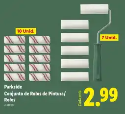 Lidl Parkside Conjunto de Rolos de Pintura/ Rolos promoção