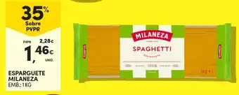 Continente Esparguete milaneza promoção