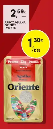 Continente Arroz agulha oriente promoção