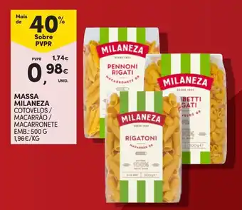 Continente Massa milaneza promoção