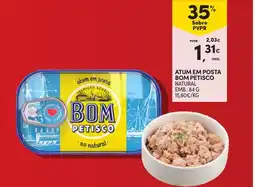 Continente Atum em posta bom petisco natural promoção