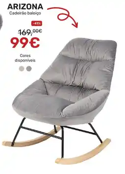 Homy Casa ARIZONA Cadeirão baloiço promoção