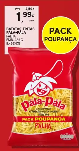 Continente Batatas fritas pala-pala promoção