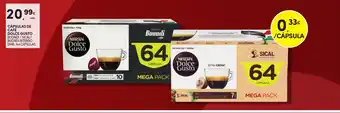 Continente Cápsulas de cafe dolce gusto promoção