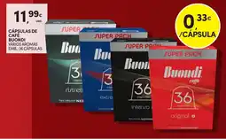 Continente Cápsulas de café buondi promoção