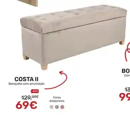 Homy Casa COSTA II Banqueta com arrumação promoção