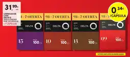 Continente Cápsulas de café delta q promoção