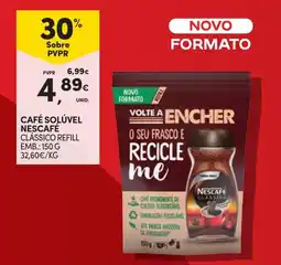 Continente Café solúvel nescafé promoção
