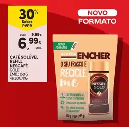 Continente Café solúvel refill nescafé promoção