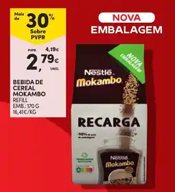 Continente Bebida de cereal mokambo promoção