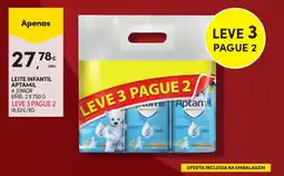 Continente Leite infantil aptamil promoção