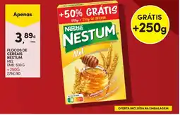 Continente Flocos de cereais nestum promoção