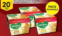 Continente Nos copinhos de fruta frutapura da marca blédina promoção