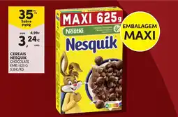 Continente Cereais nesquik chocolate promoção