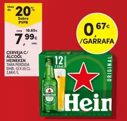 Continente Cerveja c/ álcool heineken promoção