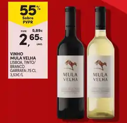 Continente Vinho mula velha promoção