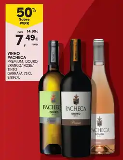 Continente Vinho pacheca promoção