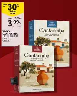 Continente Vinho cantarinha promoção