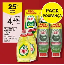 Continente Detergente manual p/ loiça fairy promoção