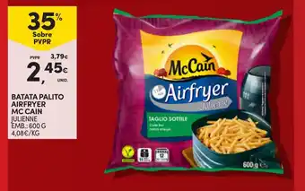 Continente Batata palito airfryer mc cain julienne promoção