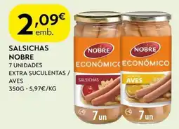 Spar Salsichas nobre promoção