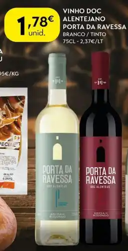 Spar Vinho doc alentejano porta da ravessa promoção