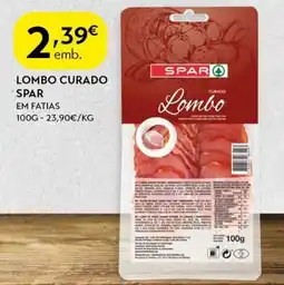 Spar Lombo curado spar promoção