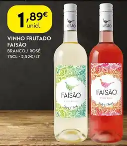 Spar Vinho frutado faisão promoção