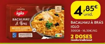 Spar Bacalhau à brás iglo promoção