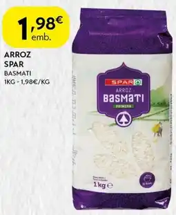 Spar Arroz spar basmati promoção
