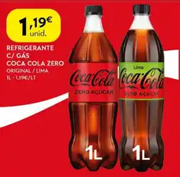 Spar Refrigerante c/ gás coca cola zero promoção