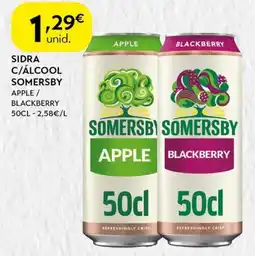 Spar Sidra c/álcool somersby promoção